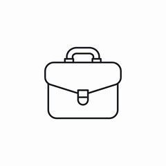 portfolio briefcase icon sign vector