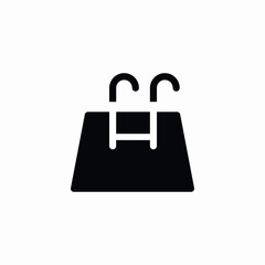pool ladder icon sign vector