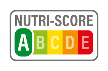 Nutri-Score A Label – Healthy Food Grade Vector