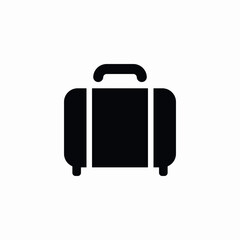 suitcase trip icon sign vector