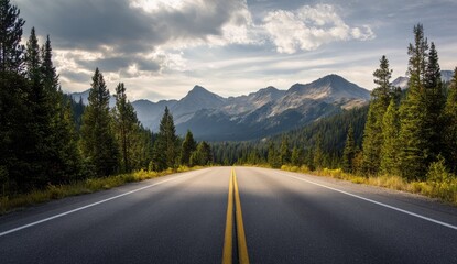 Fototapeta premium Scenic mountain road