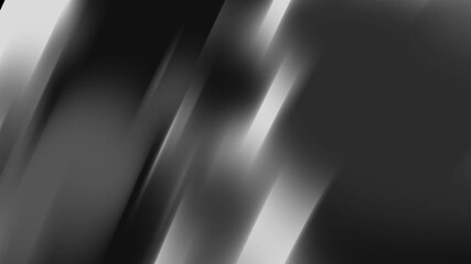 Abstract blurry diagonal streaks in grayscale suitable for background designs, book covers, website headers, presentations, and digital artworks. Seamless loop motion animation video background. - Powered by Adobe