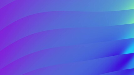 Waves in gradient shades of blue and purple, suitable for backgrounds, posters, and designs needing a calming color palette. Seamless loop motion animation video background.