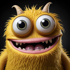 Krumm monster having two eyes