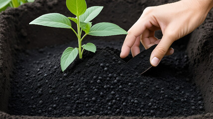 using humic acid for plant as organic fertilizer, rich in humic and fulvic acid, active component of soil humus