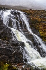 Glencoe Waterfall, Glencoe Valley, Argyll, Highlands, Scotland, UK