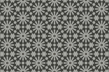 Seamless Decoration Geometric Perspective Wallpaper Template Tile Visual Fashion Background Interior Shape Digital Fabric Art Luxury Textile Texture Symmetric Graphic Endless Cloth Design Pattern.