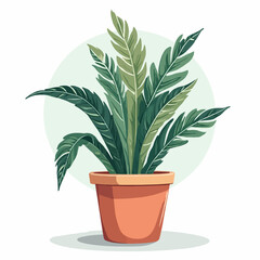 plant in the pot design