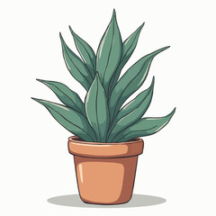 plant in the pot design