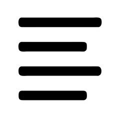 Fototapeta premium Align middle icon vector illustration