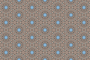 Seamless Decoration Geometric Perspective Wallpaper Template Tile Visual Fashion Background Interior Shape Digital Fabric Art Luxury Textile Texture Symmetric Graphic Endless Cloth Design Pattern.