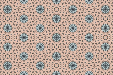 Seamless Decoration Geometric Perspective Wallpaper Template Tile Visual Fashion Background Interior Shape Digital Fabric Art Luxury Textile Texture Symmetric Graphic Endless Cloth Design Pattern.