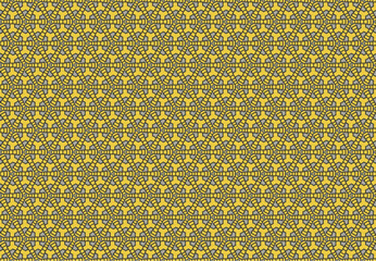 Seamless Graphic Texture Cloth Textile Endless Art Perspective Design Visual Decoration Wallpaper Tile Luxury Digital Geometric Fabric Interior Background Fashion Symmetric Shape Template Pattern.