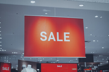 店舗のSALE広告