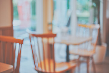 飲食の店内ぼかし風景