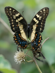 Caterpillar dovetail butterfly.