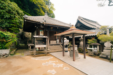 shikoku, JAPAN - may 2 2025 Koyama Temple No. 74 in the Shikoku Pilgrimage