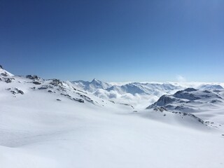 Winter mountain landscape