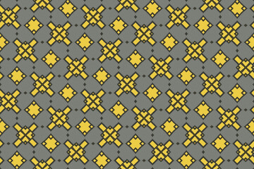 Seamless Tile Decoration Textile Texture Luxury Background Art Symmetric Graphic Endless Interior Shape Perspective Fashion Digital Wallpaper Design Fabric Geometric Cloth Template Visual Pattern.