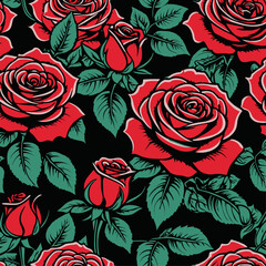 vector rose flower illustration for graphic design
