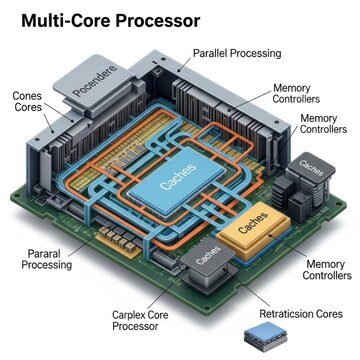 Understanding the Architecture and Function of Multi-Core Processors and Parallel Processing