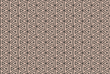 Seamless Symmetric Fabric Art Design Tile Fashion Geometric Shape Textile Visual Graphic Digital Decoration Interior Texture Wallpaper Luxury Template Cloth Perspective Background Endless Pattern.