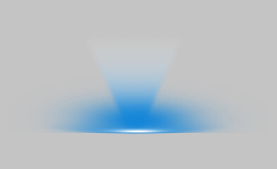 A Laser lines of blue light Horizontal and vertical blue light. for overlay and design on a transparent background