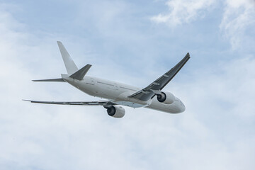airplane in the sky