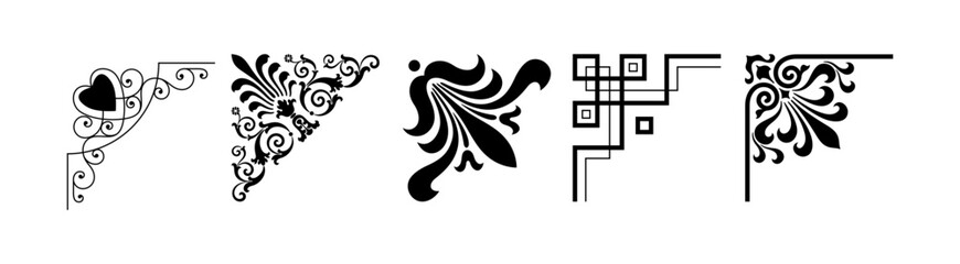 luxury corner nice set art vintage