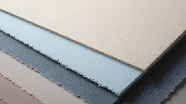 Samples sheet of papers RAL for printing