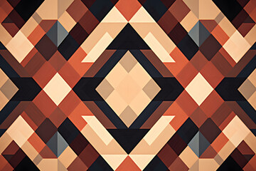 Modern abstract geometric seamless pattern background with dynamic shapes