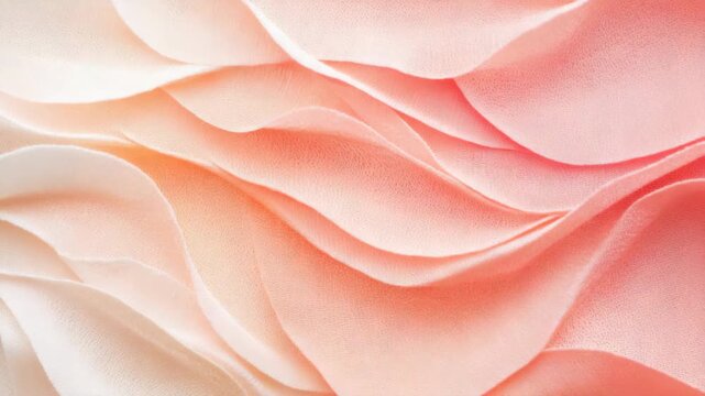 Stylish and creative pink paper art. Handmade wavy design, perfect for home decoration. Eco-friendly gift or statement piece.