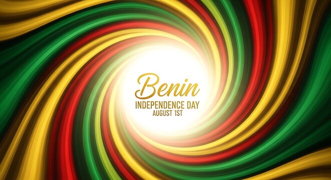Celebrating Benin's Independence Day A Swirling Celebration of Freedom and Patriotism - Powered by Adobe