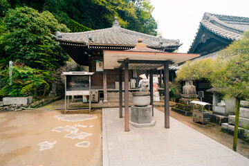 Fototapeta premium shikoku, JAPAN - may 2 2025 Koyama Temple No. 74 in the Shikoku Pilgrimage