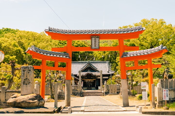 Obraz premium shikoku, JAPAN - may 2 2025 Tenno Temple No. 79 in the Shikoku Pilgrimage