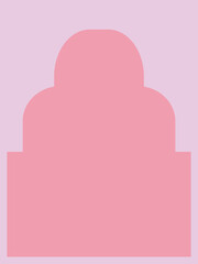 abstract blank pink monochrome background