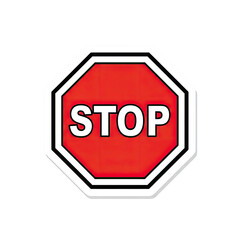 stop road sign