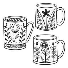 set of cups