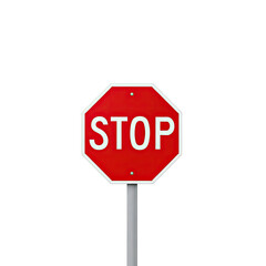 Obraz premium stop road sign