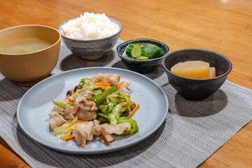 Japanese Dinner / 和食の夕食