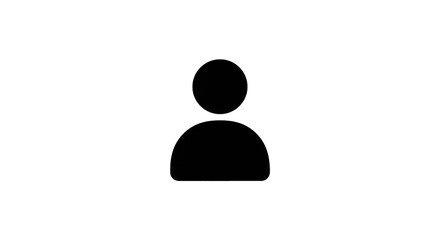 Anonymous User Profile Icon on Dark Background