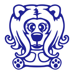 Bear Girl Long Hair Teddy Cute Beautiful Woman