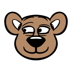 Bear Happy Cheeky Smile Cute Teddy Friendly Funny