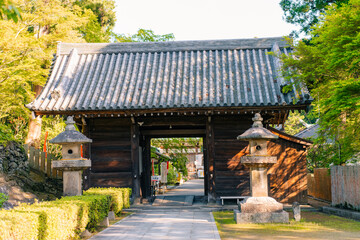 shikoku, JAPAN - may 2 2025 Shiromine Temple No. 81 in the Shikoku Pilgrimage, in Kagawa Prefecture, Japan
