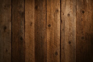 Naklejka premium Rustic reclaimed barnwood feature wall with horizontal planks creating warm natural texture for interior design