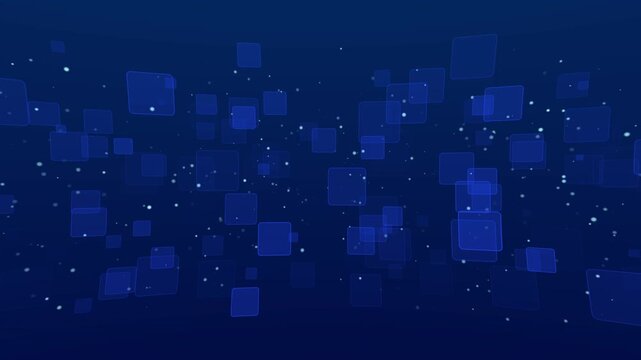 Bright glossy squares abstract tech geometric video animated background - Powered by Adobe