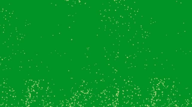 Firefly Glow on Green Screen 4k, Easy editable green screen video, high quality vector 3D illustration. Top choice green screen background