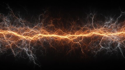Abstract lightning bolt background