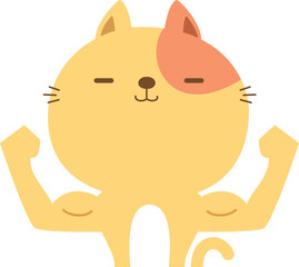 猫の手も借りたい（ことわざイラスト）