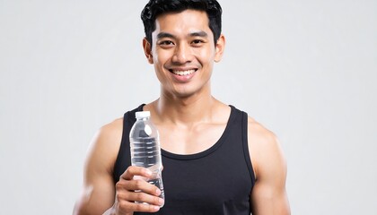Smiling man holding water bottle (1)